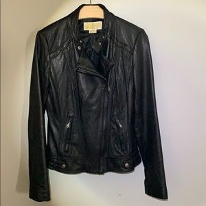 Michael Kors Moto Leather Jacket